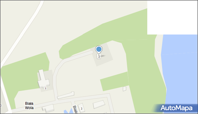 Biała Wola, Biała Wola, 2, mapa Biała Wola