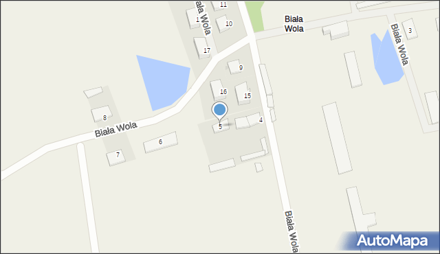 Biała Wola, Biała Wola, 5, mapa Biała Wola