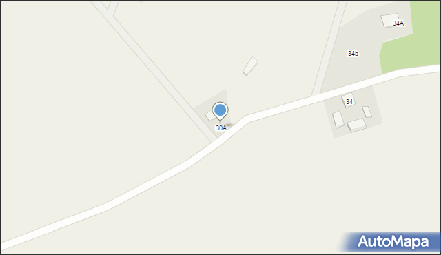 Białachowo, Białachowo, 30A, mapa Białachowo