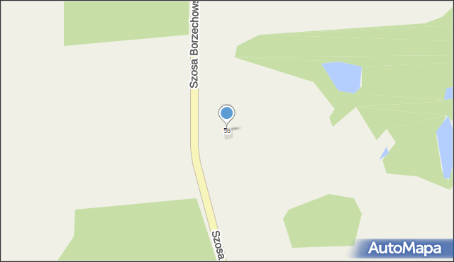 Białachowo, Białachowo, 5b, mapa Białachowo