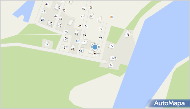 Białachowo, Białachowo, 73, mapa Białachowo