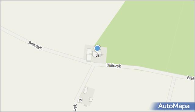 Białczyk, Białczyk, 18, mapa Białczyk