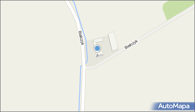 Białczyk, Białczyk, 28, mapa Białczyk