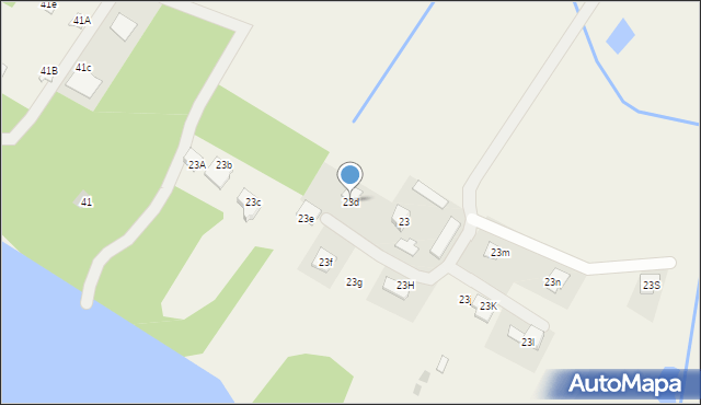 Białe, Białe, 23d, mapa Białe