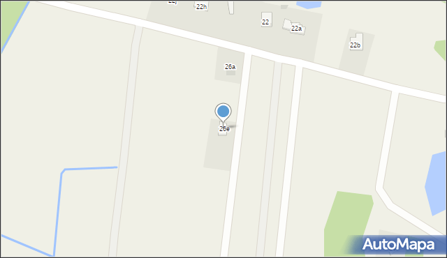 Białe, Białe, 26e, mapa Białe