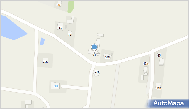 Białe, Białe, 33, mapa Białe