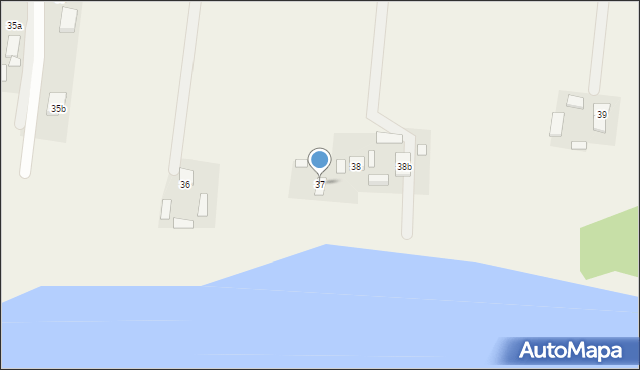 Białe, Białe, 37, mapa Białe