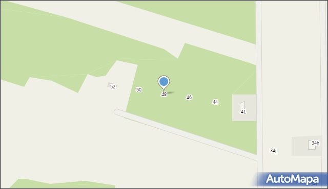 Białe, Białe, 48, mapa Białe