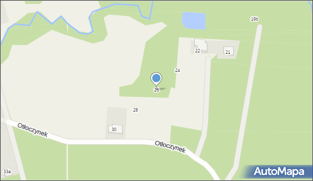 Białe Błota, Białe Błota, 26, mapa Białe Błota