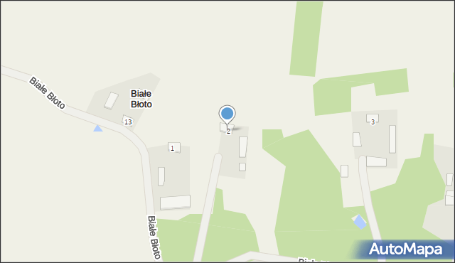 Białe Błoto, Białe Błoto, 2, mapa Białe Błoto
