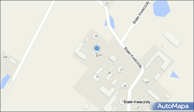 Białe-Kwaczoły, Białe-Kwaczoły, 33, mapa Białe-Kwaczoły