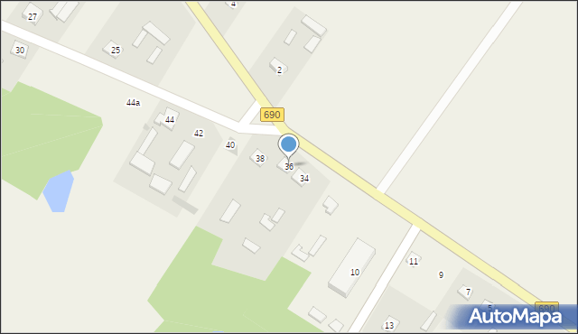 Białe-Szczepanowice, Białe-Szczepanowice, 36, mapa Białe-Szczepanowice