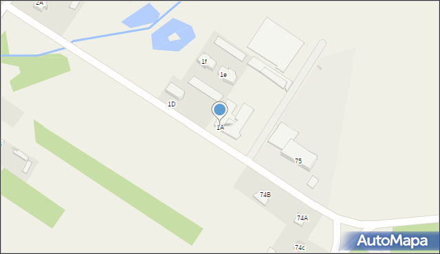 Białebłoto-Kobyla, Białebłoto-Kobyla, 1A, mapa Białebłoto-Kobyla