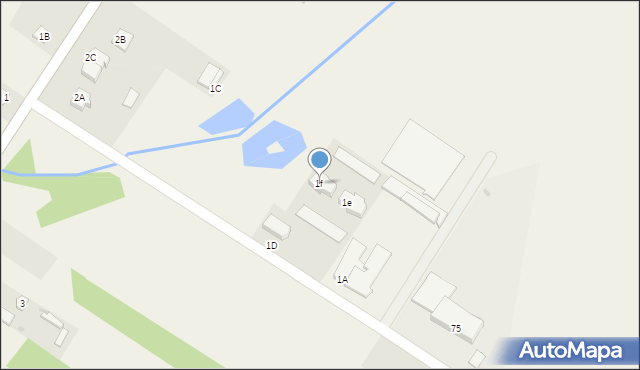 Białebłoto-Kobyla, Białebłoto-Kobyla, 1f, mapa Białebłoto-Kobyla