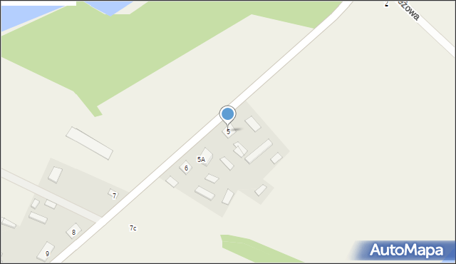 Białka, Białka, 5, mapa Białka