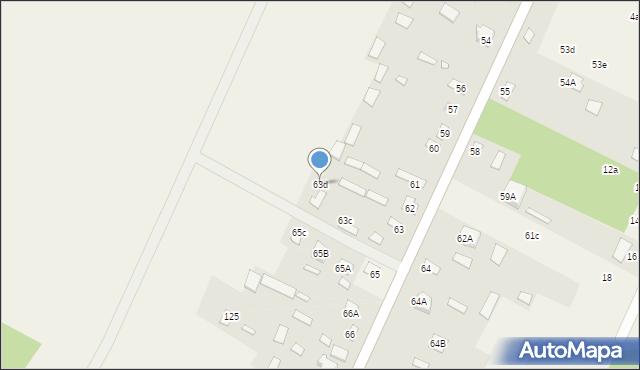 Białka, Białka, 63d, mapa Białka