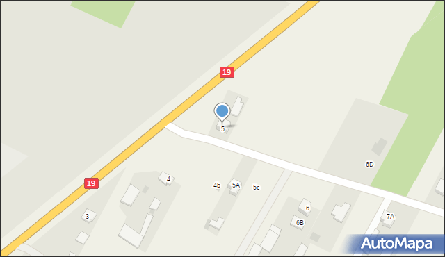 Białka, Białka, 5, mapa Białka