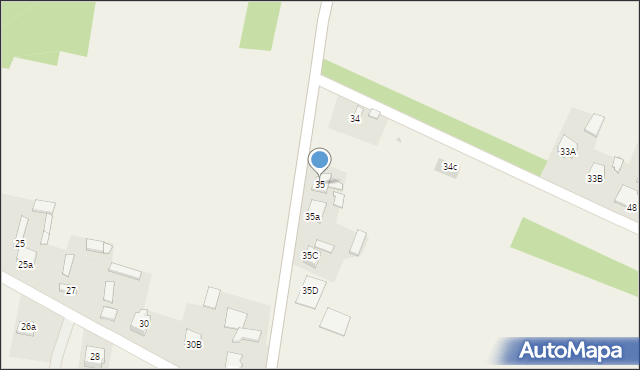Białka, Białka, 35, mapa Białka