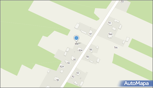 Białka, Białka, 60b, mapa Białka