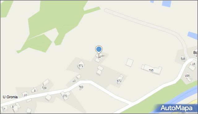 Białka, Białka, 14, mapa Białka