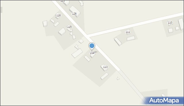 Białków, Białków, 114, mapa Białków