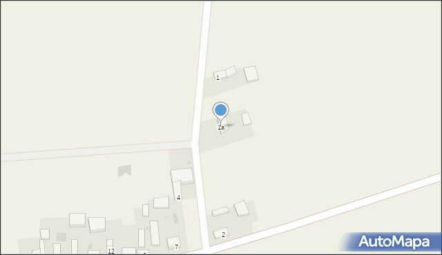 Białkowice, Białkowice, 1a, mapa Białkowice