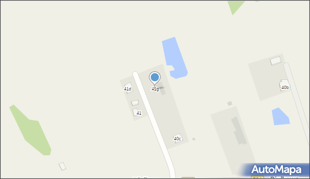 Białkowo, Białkowo, 41g, mapa Białkowo