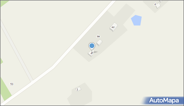 Białkowo, Białkowo, 4f, mapa Białkowo