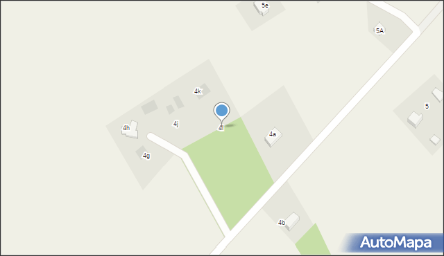 Białkowo, Białkowo, 4l, mapa Białkowo