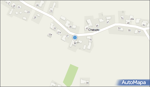 Białoboki, Białoboki, 39, mapa Białoboki