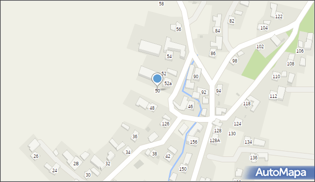 Białoboki, Białoboki, 50, mapa Białoboki