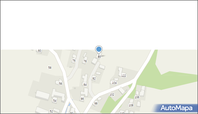 Białoboki, Białoboki, 80, mapa Białoboki