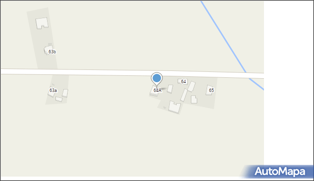 Białoborze, Białoborze, 64A, mapa Białoborze