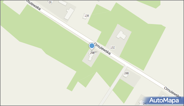 Białobrzeg Bliższy, Białobrzeg Bliższy, 29B, mapa Białobrzeg Bliższy