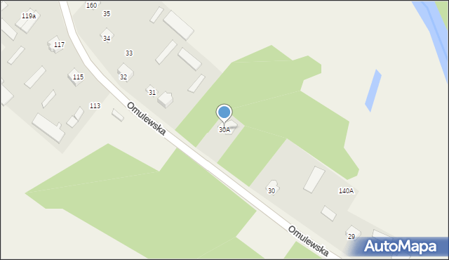 Białobrzeg Bliższy, Białobrzeg Bliższy, 30A, mapa Białobrzeg Bliższy