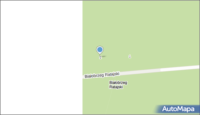 Białobrzeg Ratajski, Białobrzeg Ratajski, 2, mapa Białobrzeg Ratajski