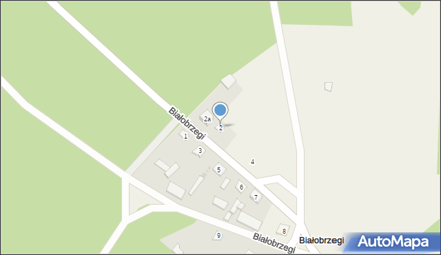 Białobrzegi, Białobrzegi, 2, mapa Białobrzegi