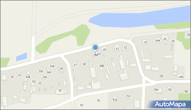 Białobrzegi, Białobrzegi, 39a, mapa Białobrzegi