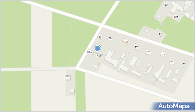 Białobrzegi, Białobrzegi, 79a, mapa Białobrzegi