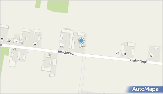 Białobrzegi, Białobrzegi, 35, mapa Białobrzegi