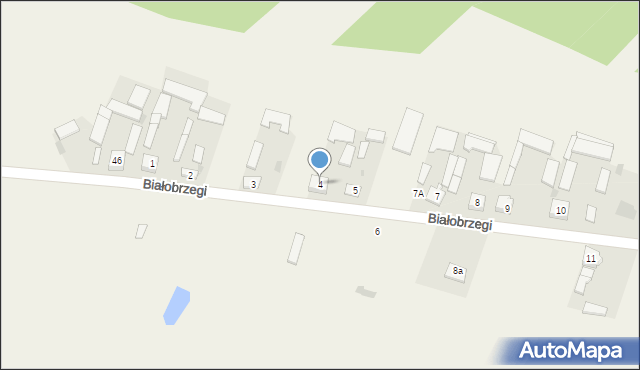 Białobrzegi, Białobrzegi, 4, mapa Białobrzegi