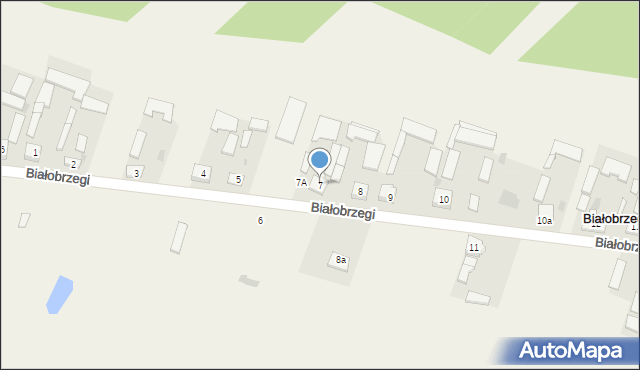Białobrzegi, Białobrzegi, 7, mapa Białobrzegi