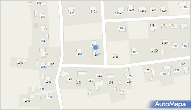Białobrzegi, Białobrzegi, 148, mapa Białobrzegi