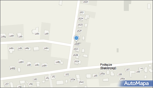 Białobrzegi, Białobrzegi, 162D, mapa Białobrzegi
