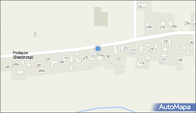 Białobrzegi, Białobrzegi, 171A, mapa Białobrzegi