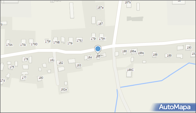 Białobrzegi, Białobrzegi, 185, mapa Białobrzegi