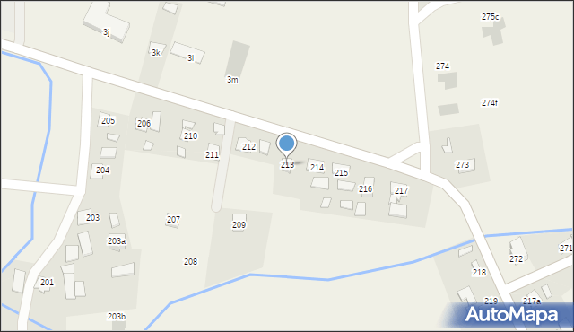 Białobrzegi, Białobrzegi, 213, mapa Białobrzegi