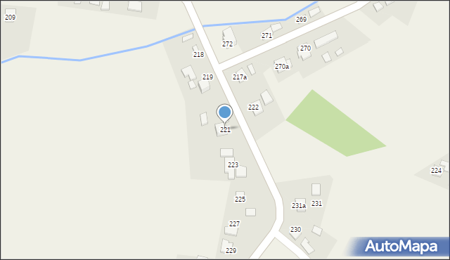 Białobrzegi, Białobrzegi, 221, mapa Białobrzegi