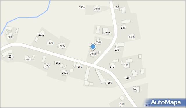Białobrzegi, Białobrzegi, 259a, mapa Białobrzegi