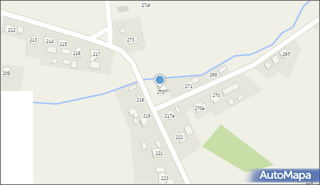 Białobrzegi, Białobrzegi, 272, mapa Białobrzegi